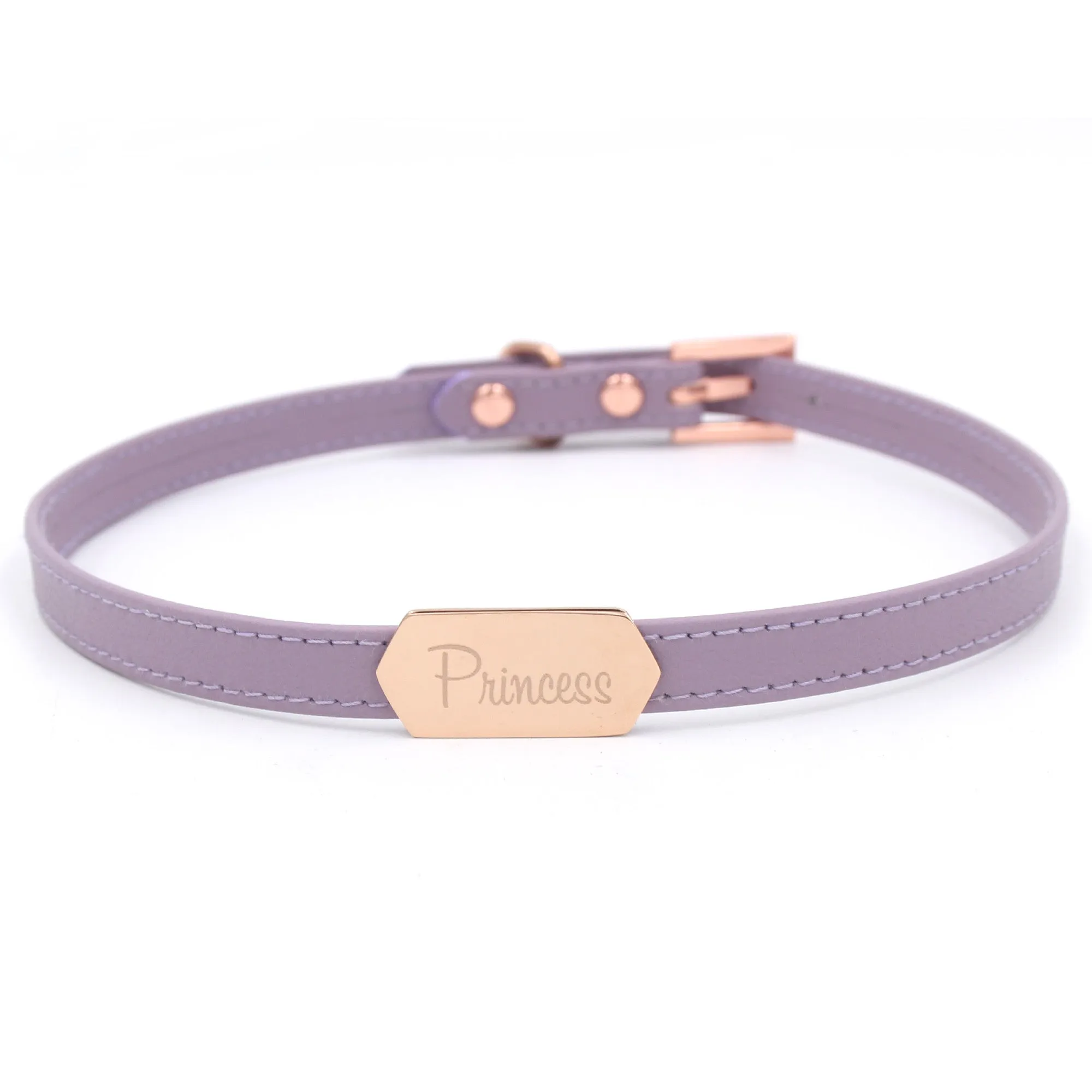 Design Your Own Engraved Plaque Mini BDSM Collar