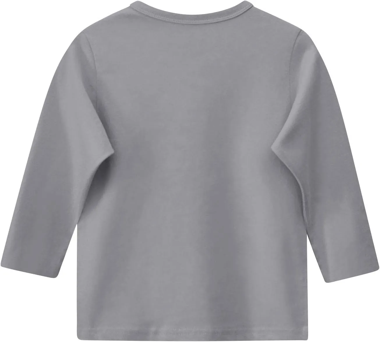 Girls Summer 3/4 Length Sleeve Tops Crew Neck Shirt Casual Athletic Tops Patterned Elbow Sleeve Blouse 3-14 Years