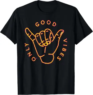 Good Vibes Only Novelty Tshirt Yoga Meditation Gift T-Shirt