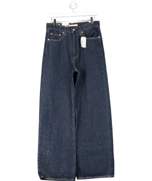 LEVI"S Blue Ribcage Wide Leg Jeans L32 W27