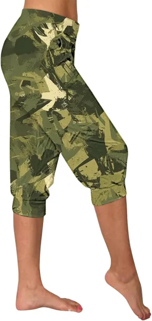 TANGNADE Women's Summer Capri Sweatpants Joggers Casual Sports Cropped Lounge Pants High Waisted Athletic with Pockets